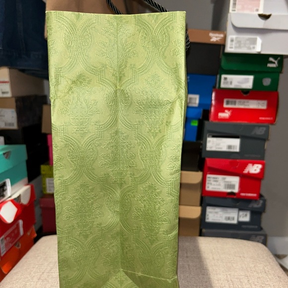 Gucci Green Embossed Shopping Bag - Picture 2 of 6